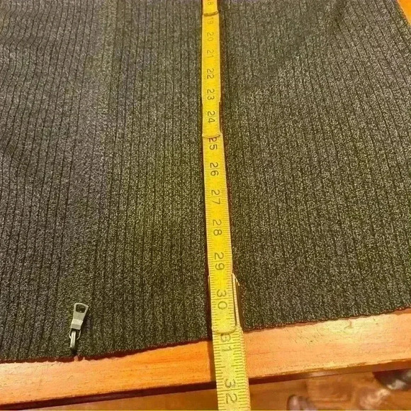 Claiborne Men’s Thin Cable Knit Full Zip Top & Bottom Gray Cardigan Size XXL New - Picture 6 of 9